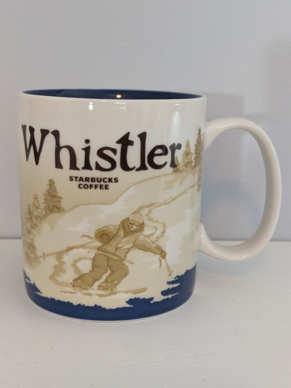Starbucks Whistler Ceramic Coffee Mug - 2010 Collector Series